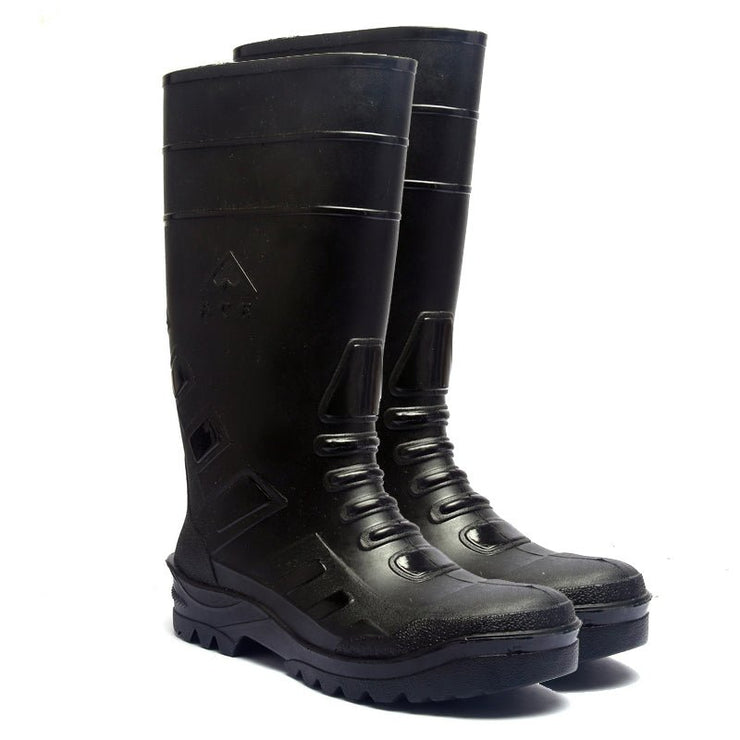 Ace Tsavo Safety Gumboots Black With Steel Toe ACE Safety Shoes